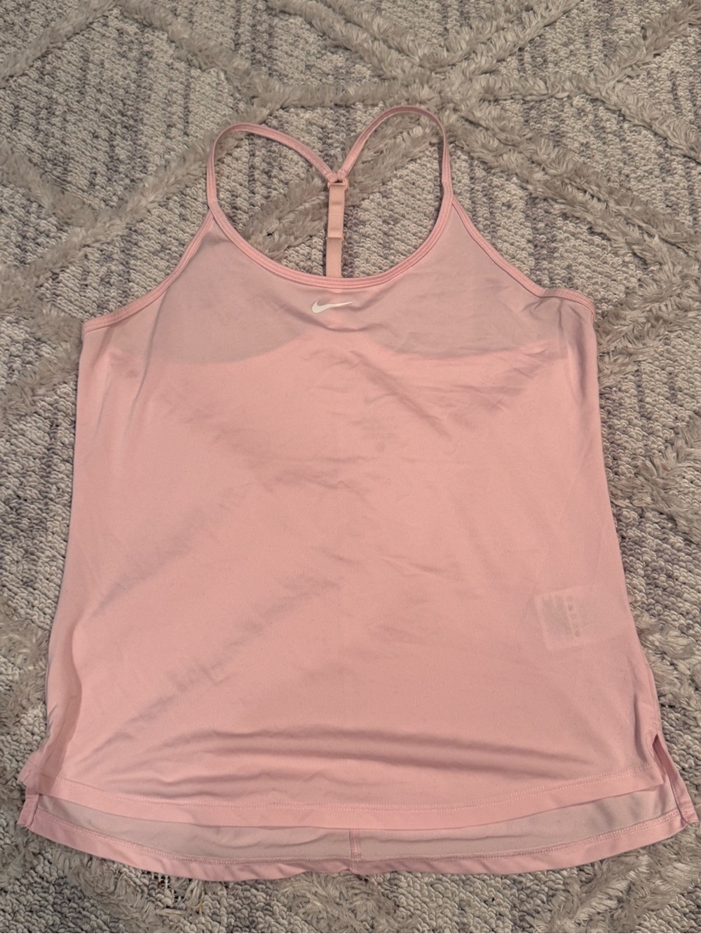 Nike Pink Racerback Tank Top size medium